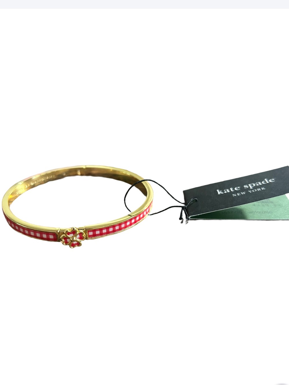 Kate Spade Heritage Spade Flower Metal Thin Hinged Bangle